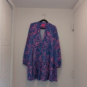Lilly Pulitzer Blue and Pink Dress
